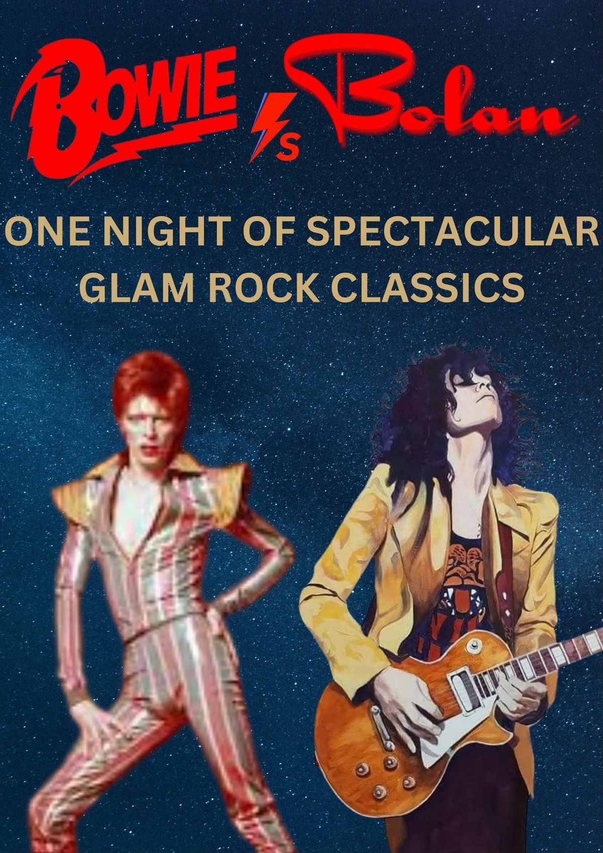 David Bowie vs Marc Bolan Live @TheOG