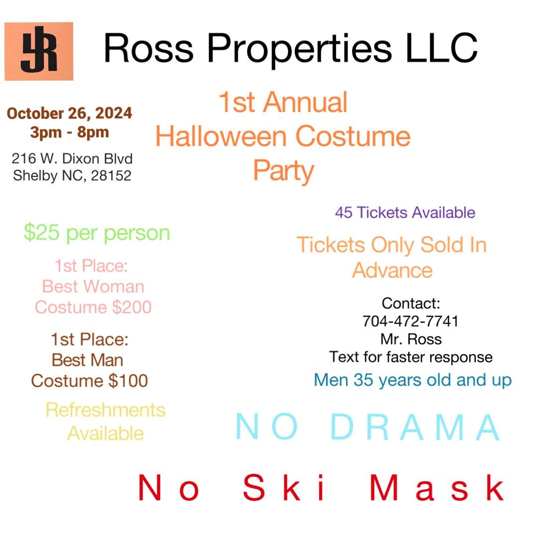 1st Annual Halloween Costume Party 