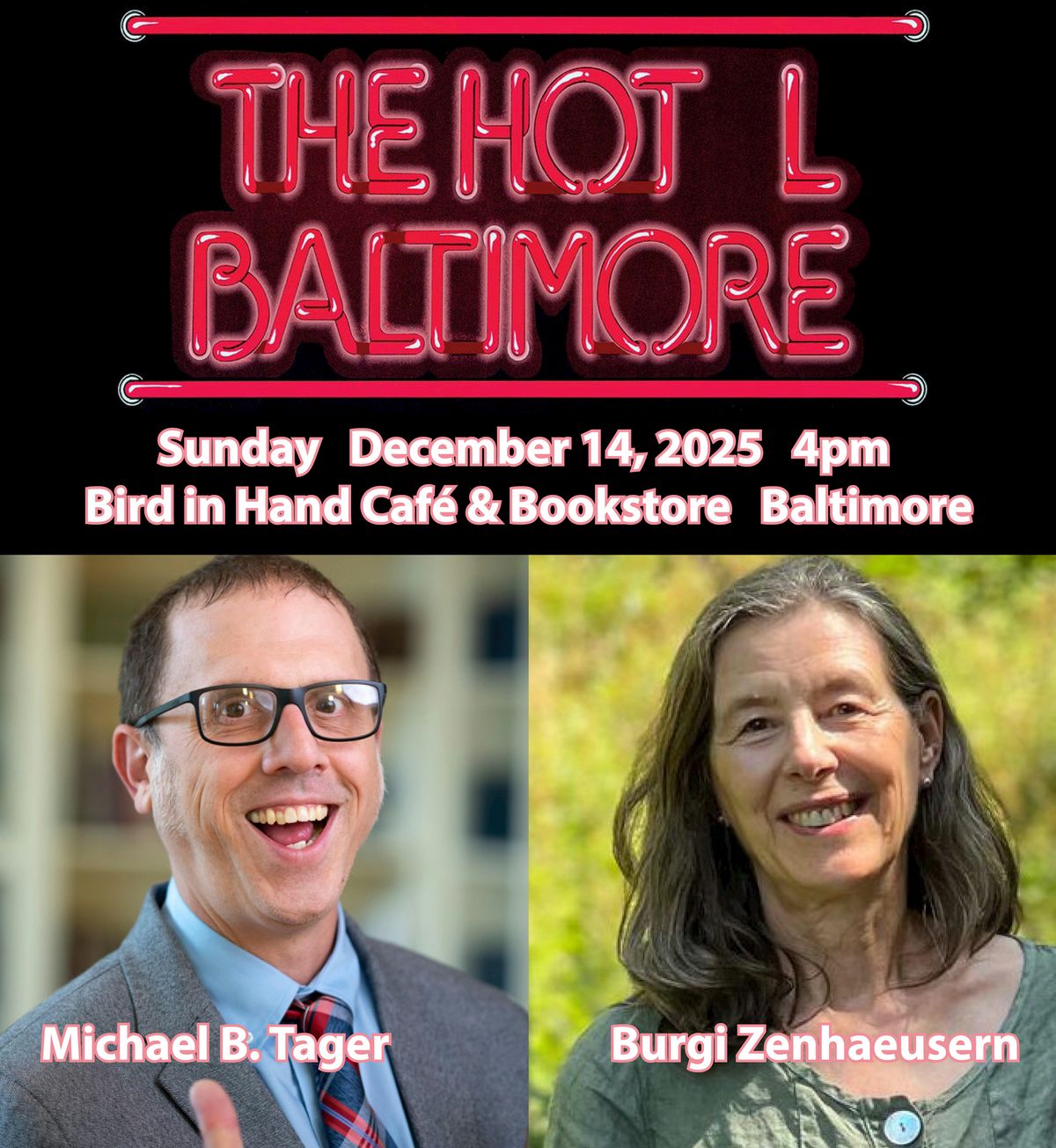 Hot L Poets Series, ft. Michael B. Tager & Burgi Zenhaeusern