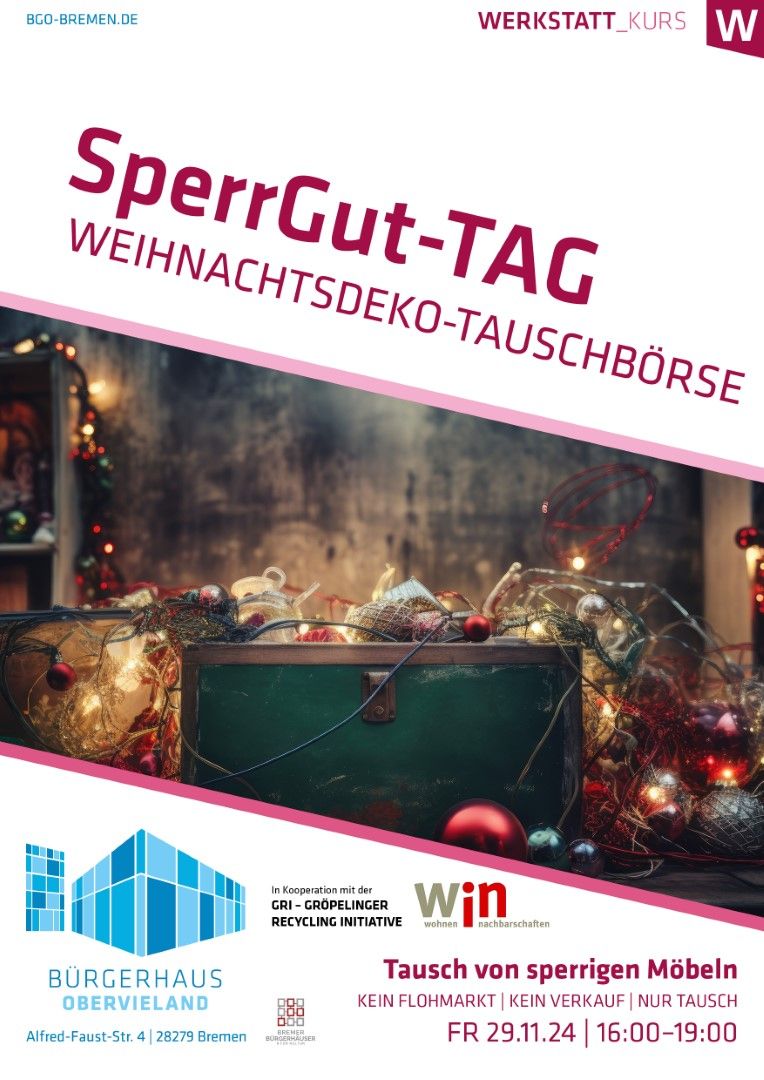 Weihnachtsdeko-Tauschtag