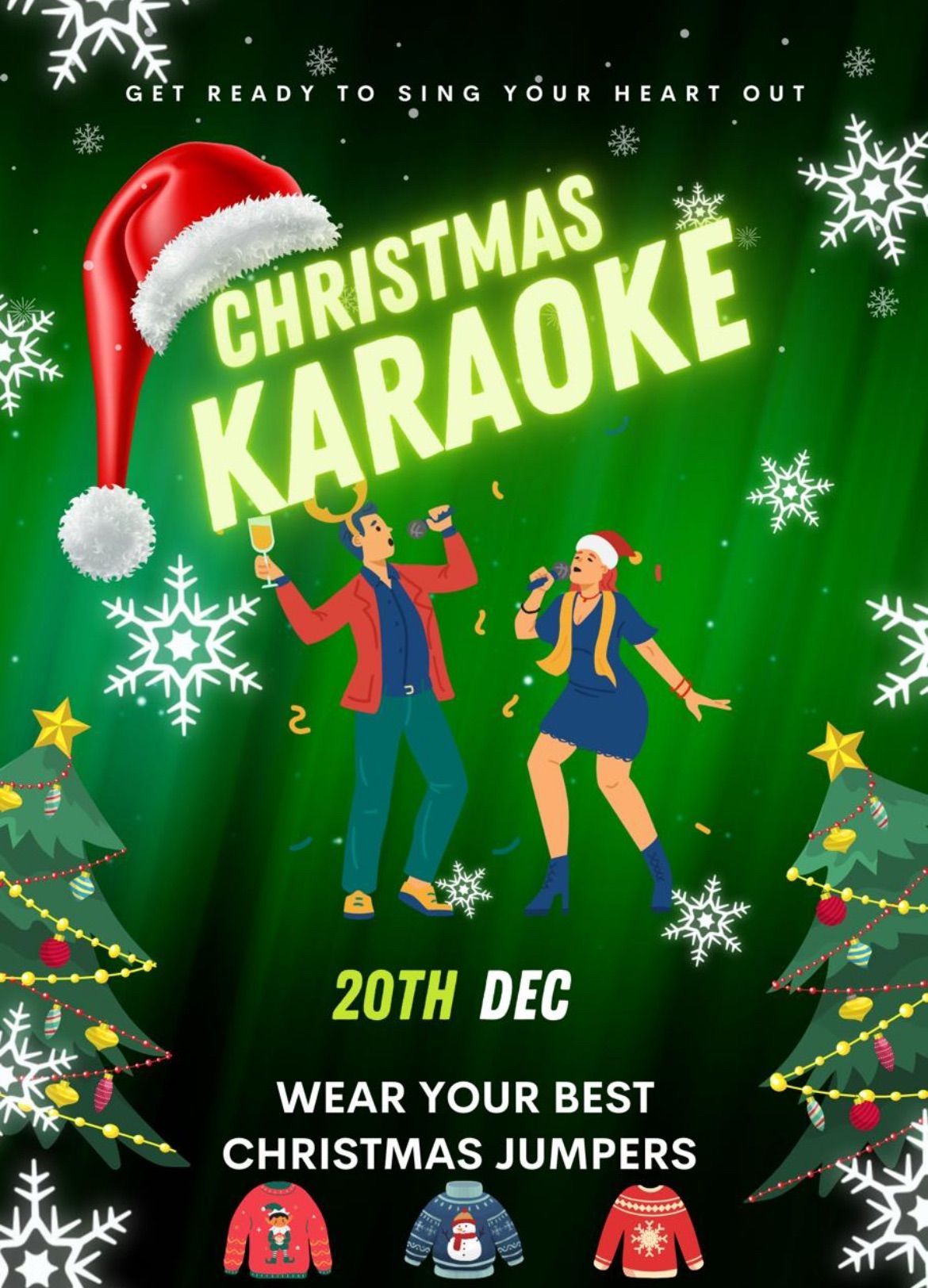 Christmas Karaoke (Christmas jumpers) ??