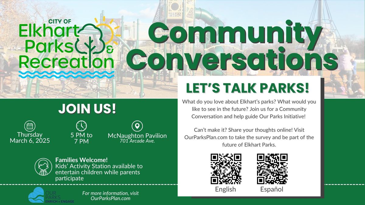 Elkhart City Parks & Recreation Community Conversation