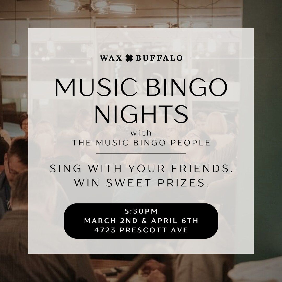 Music Bingo Night! 