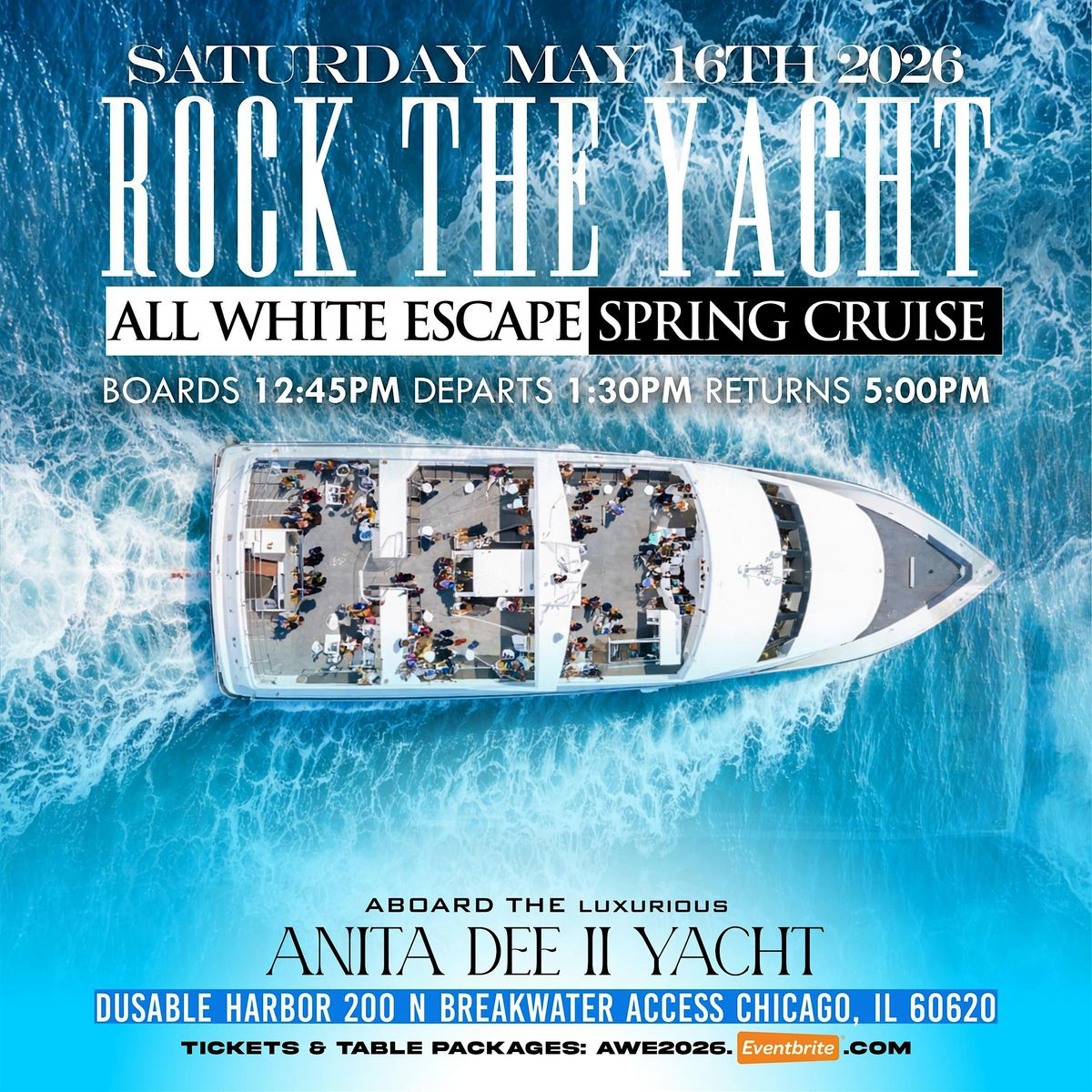 ALL WHITE ESCAPE YACHT CRUISE