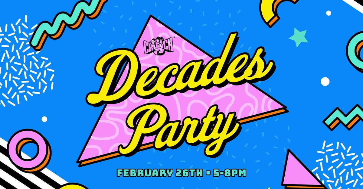 Decades-Themed End of Month Party