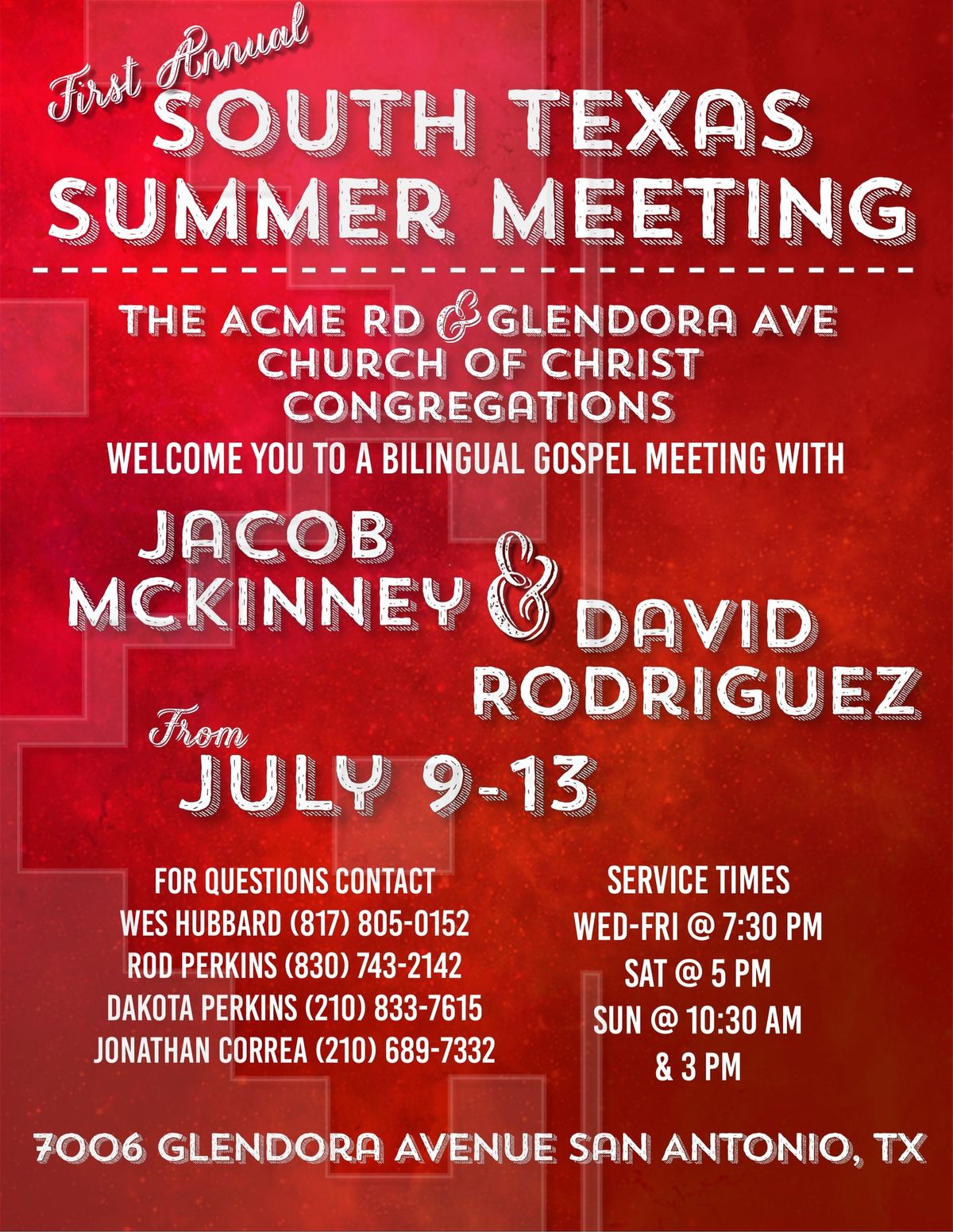 First Annual South Texas Summer Meeting 