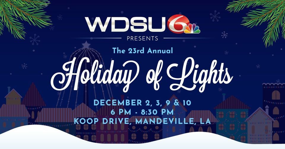 23rd Annual Holiday of Lights, Tammany Trace Trailhead at Koop Drive, Covington, 10 December 2022