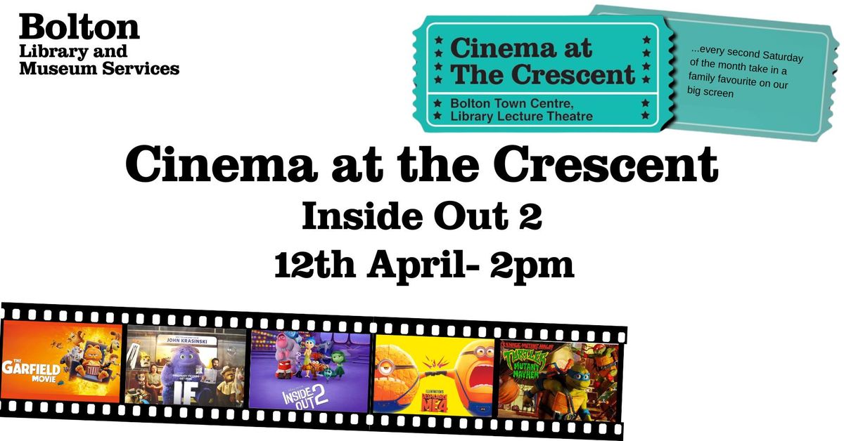 Cinema at the Crescent- Inside Out 2