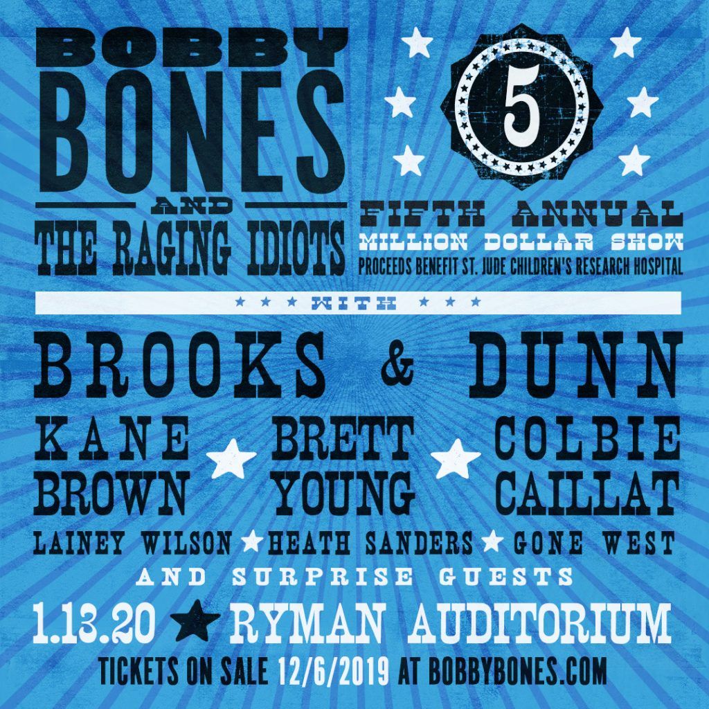 Bobby Bones and The Raging Idiots at Ryman Auditorium