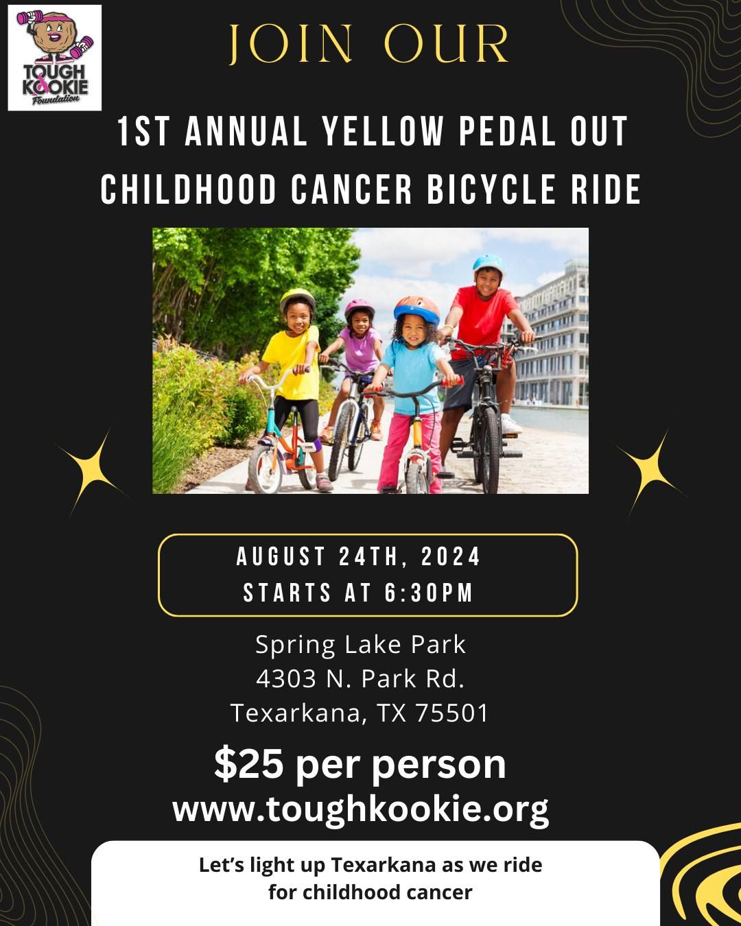 1st Annual Yellow Pedal Out Childhood Cancer Bicycle Ride 