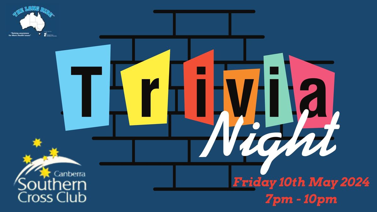 Trivia Night - Raising funds and awareness of Prostate Cancer