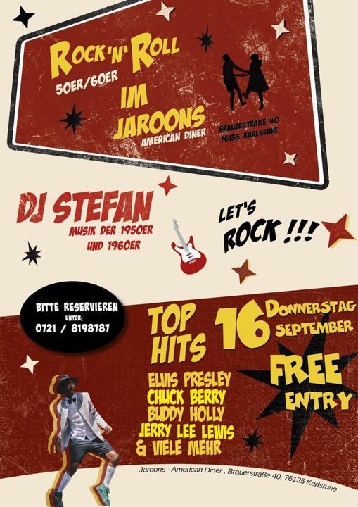 50er Jahre Rock'n Roll Party