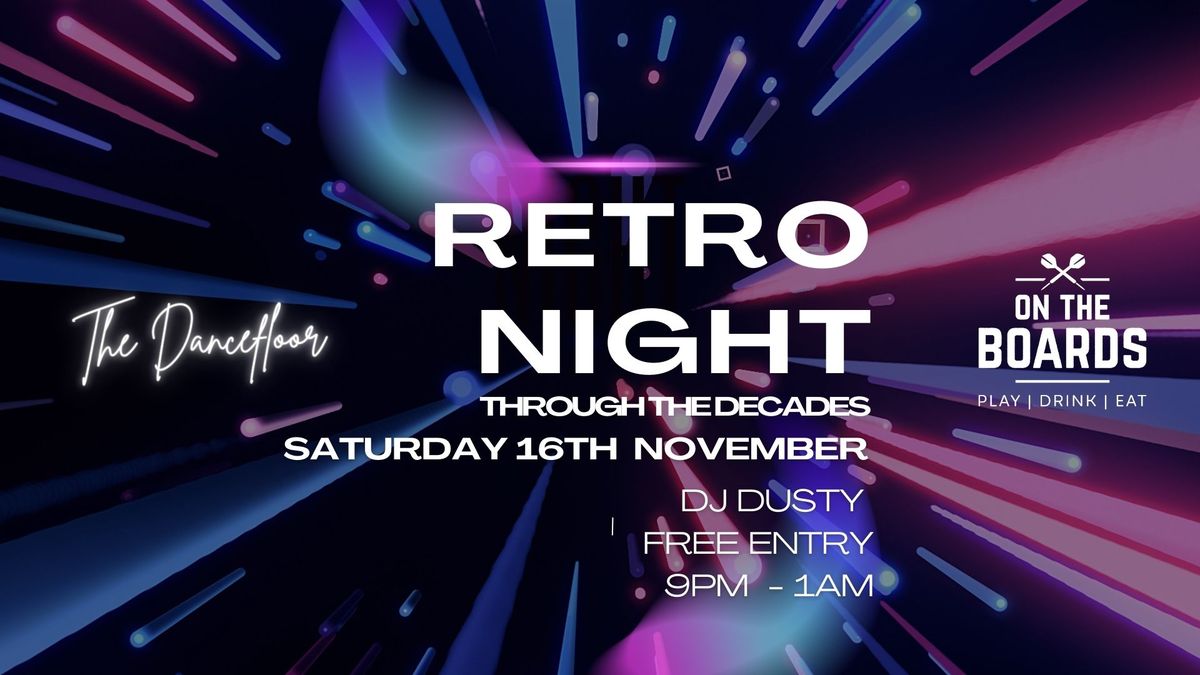 The Dancefloor Presents: Retro Party with DJ Dusty