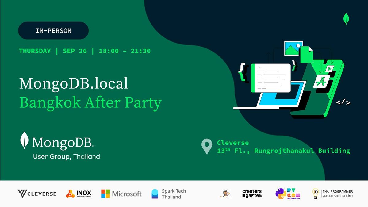 MongoDB.local Bangkok After Party