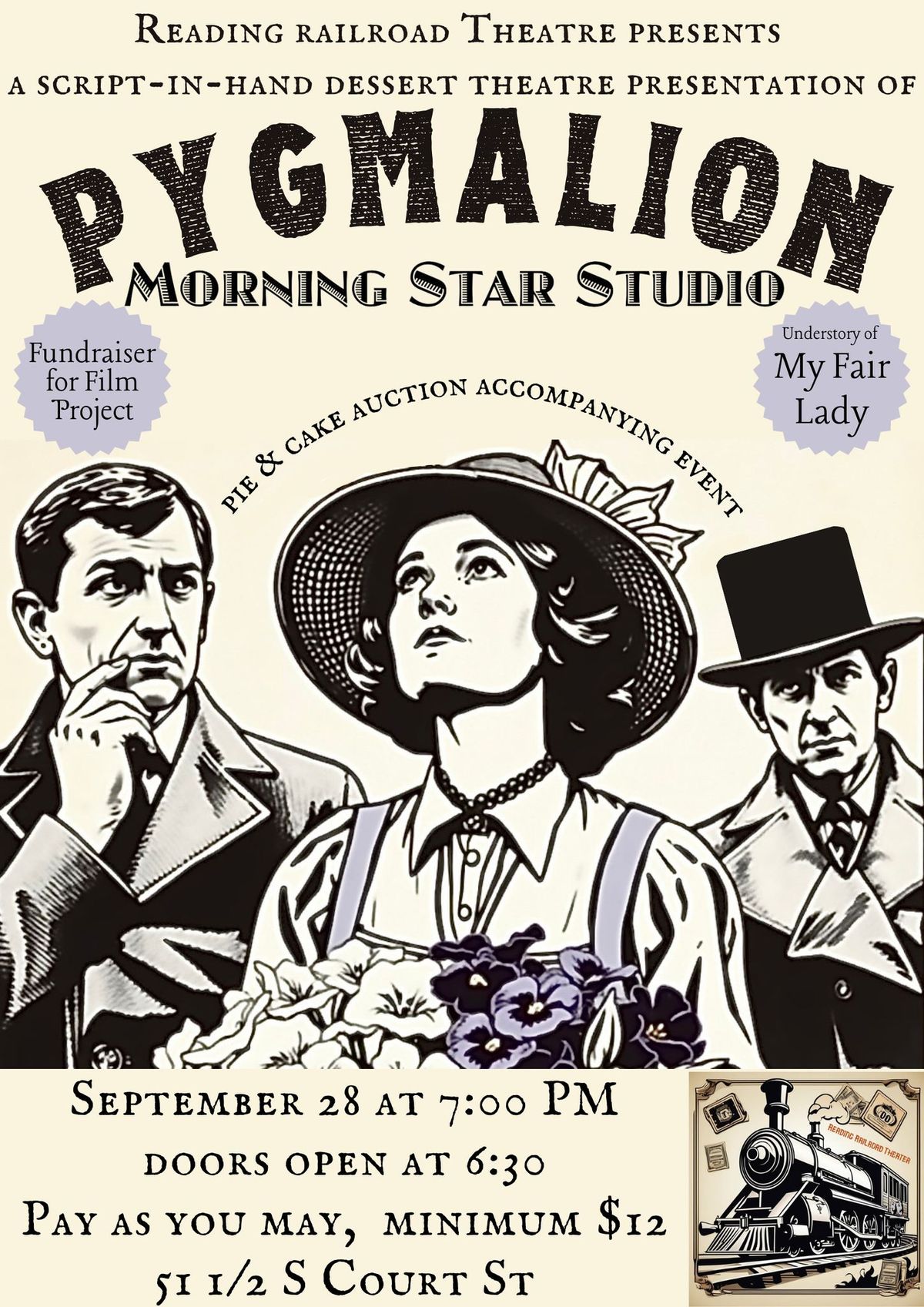 Dessert Theater- Staged Reading of G.B. Shaw's Pygmalion 