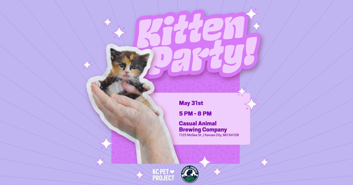 KCPP KITTEN PARTY at Casual Animal Brewing