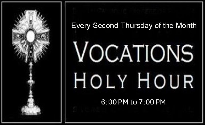 Monthly Holy Hour for Vocations