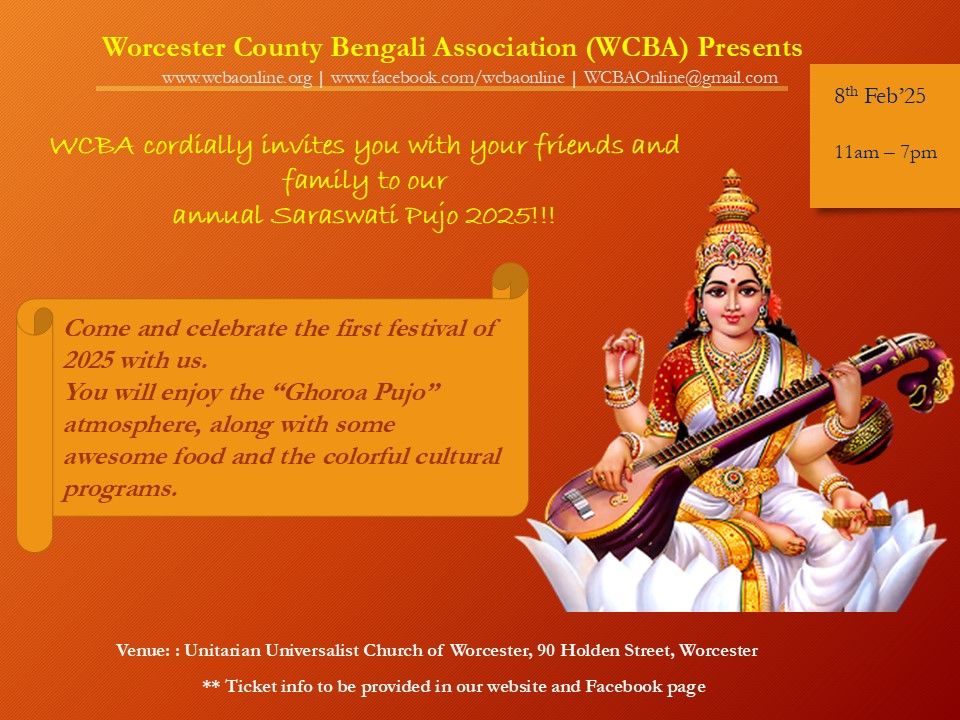 35th Annual Saraswati Pujo - 2025