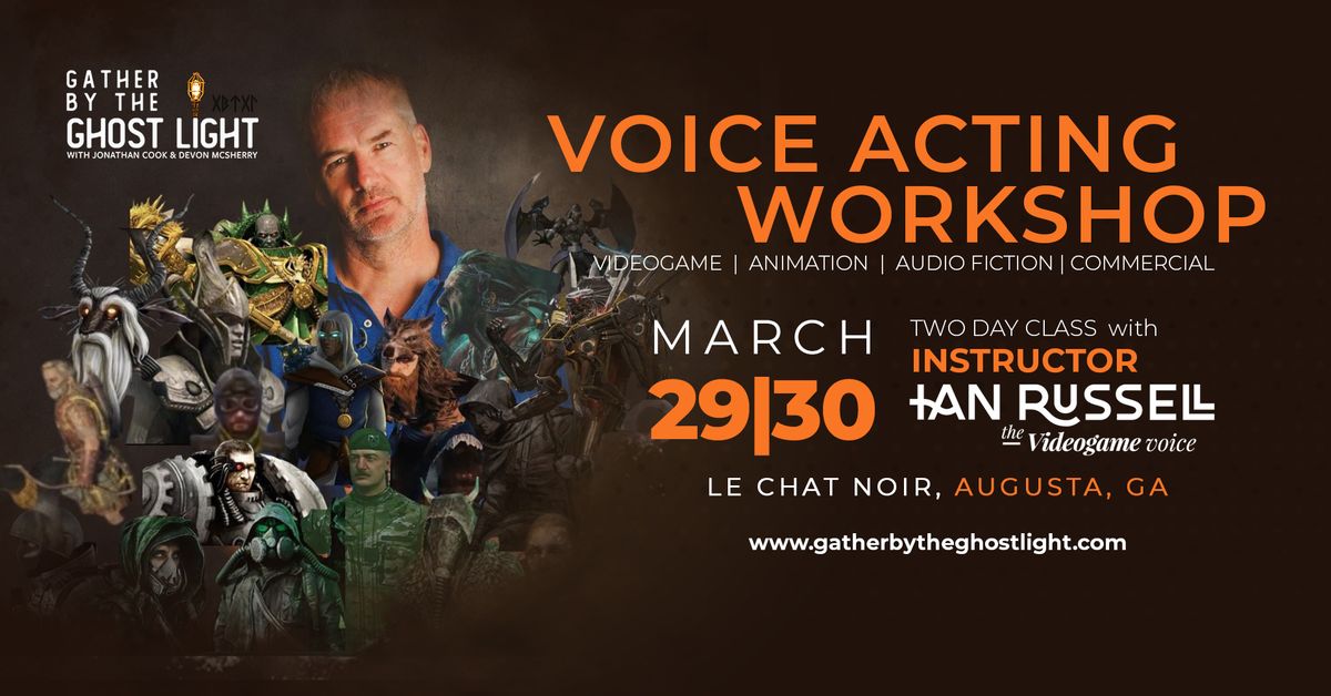 Session 2 - Voice Acting Workshop (Videogame | Animation | Audio Fiction)