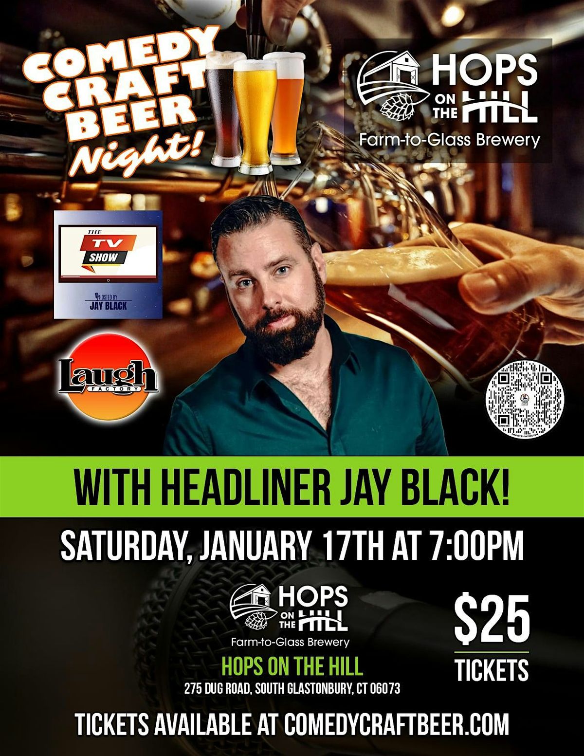 Comedy Night at Hops on The Hill Farm Brewery