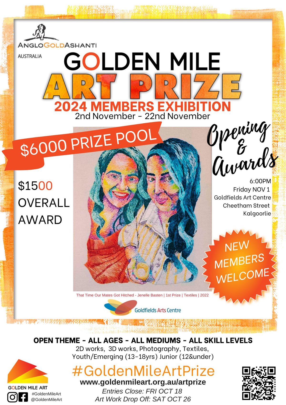 2024 Golden Mile Art Prize #GoldenMileArtPrize