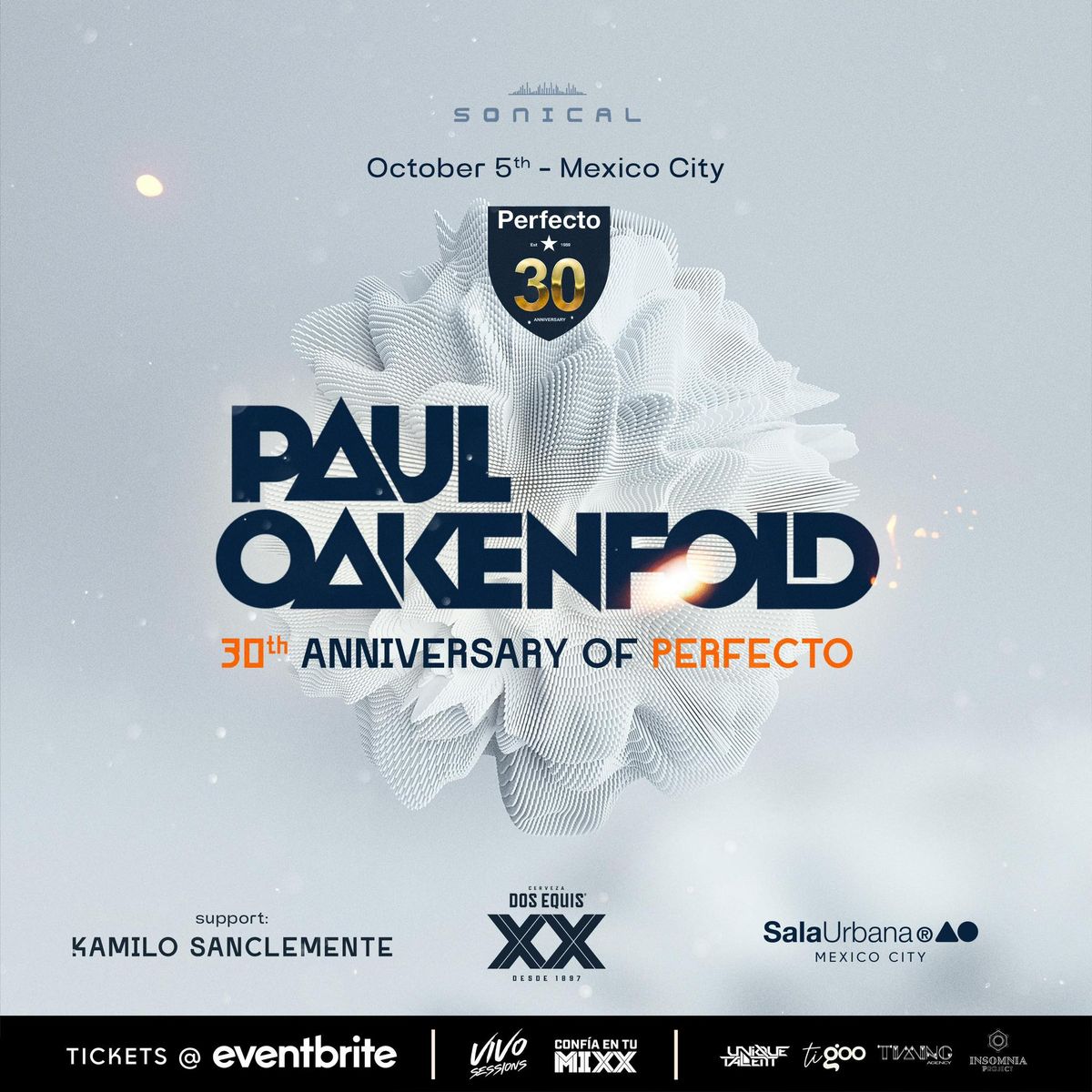 Paul Oakenfold Perfecto Tour 30th Anniversary CDMX