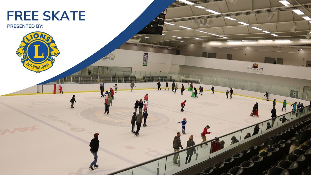 Free Skating Presented by Port Colborne Lions Club