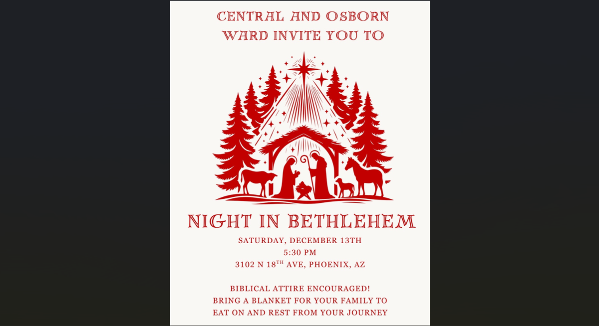 Osborn & Central Ward - Night in Bethlehem