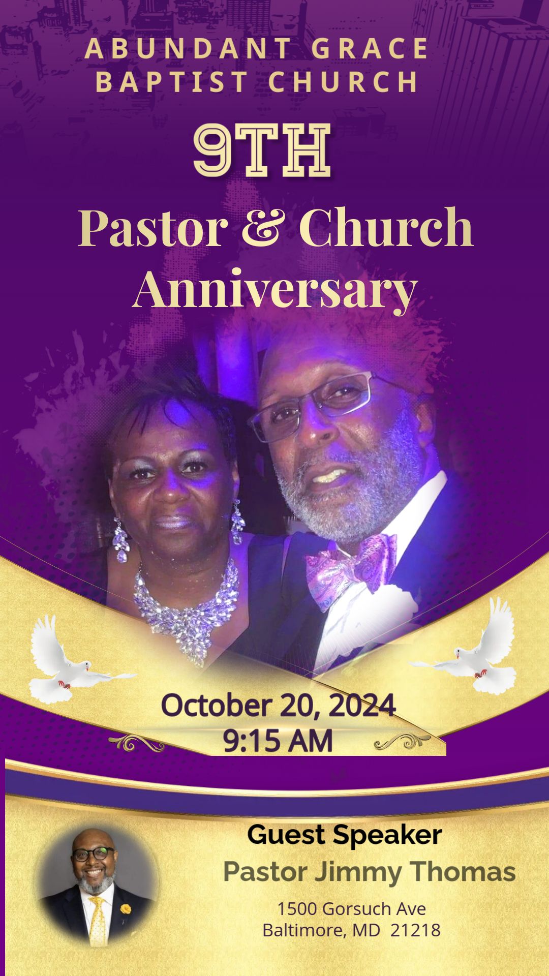 9th Pastor & Church Anniversary Service