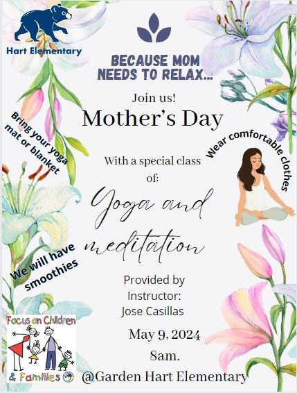 Yoga and meditation Mothers day