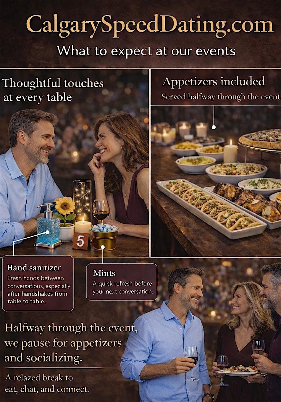 Meet Up to 15 Singles  Ages 40 - 55 - calagryspeeddating.com