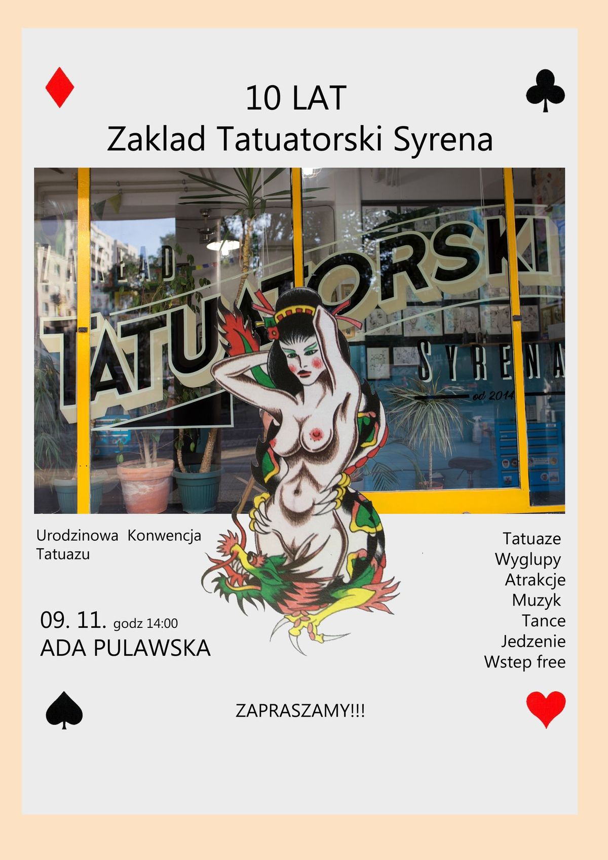 10 Lat Zak\u0142adu Tatuatorskiego Syrena