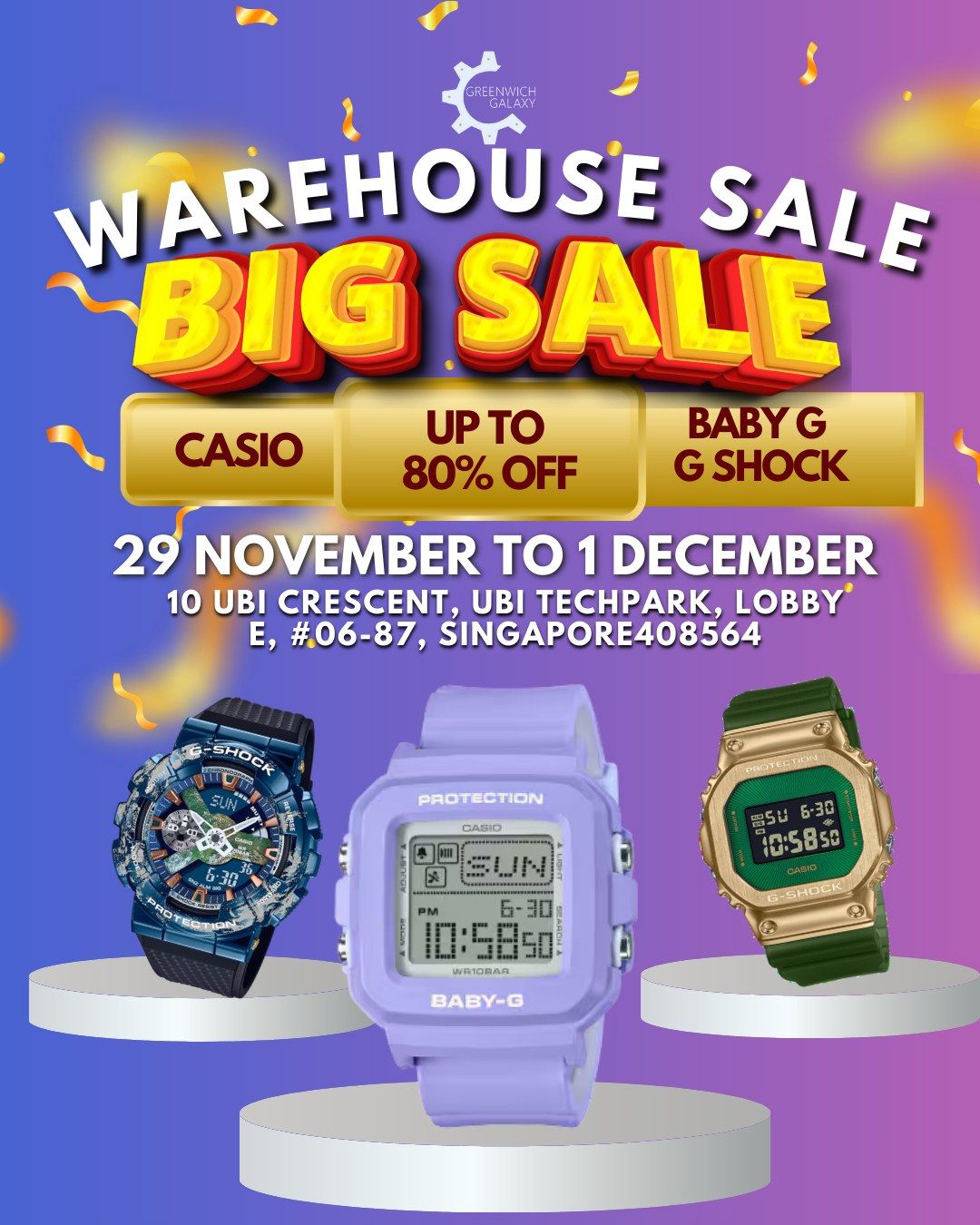 Casio Warehouse Sale