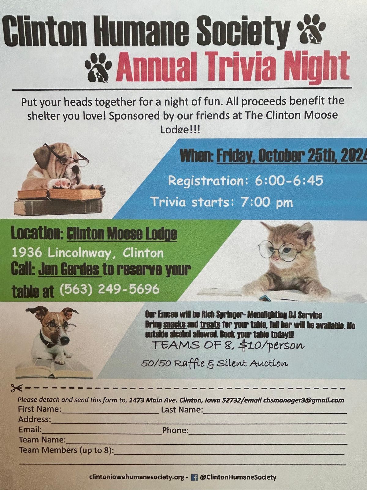 Annual Trivia Night Fundraiser 