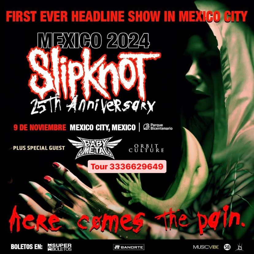 Slipknot y Baby Metal tour de Guadalajara 