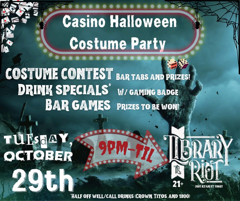 Casino Employee Halloween Costume Party