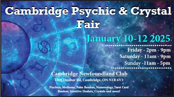 Cambridge Psychic & Crystal Fair