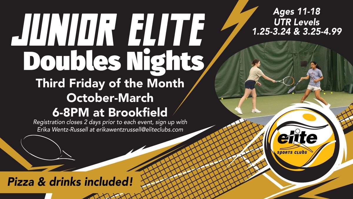 Junior Elite Doubles Nights