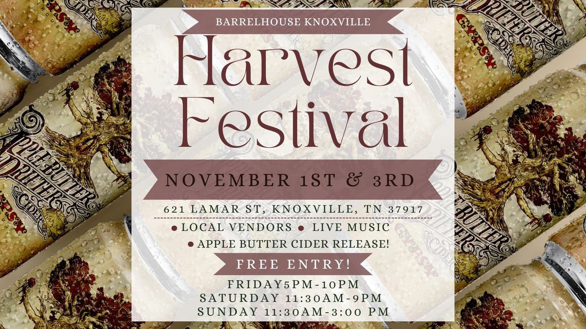 Harvest Festival and Apple Butter Release!