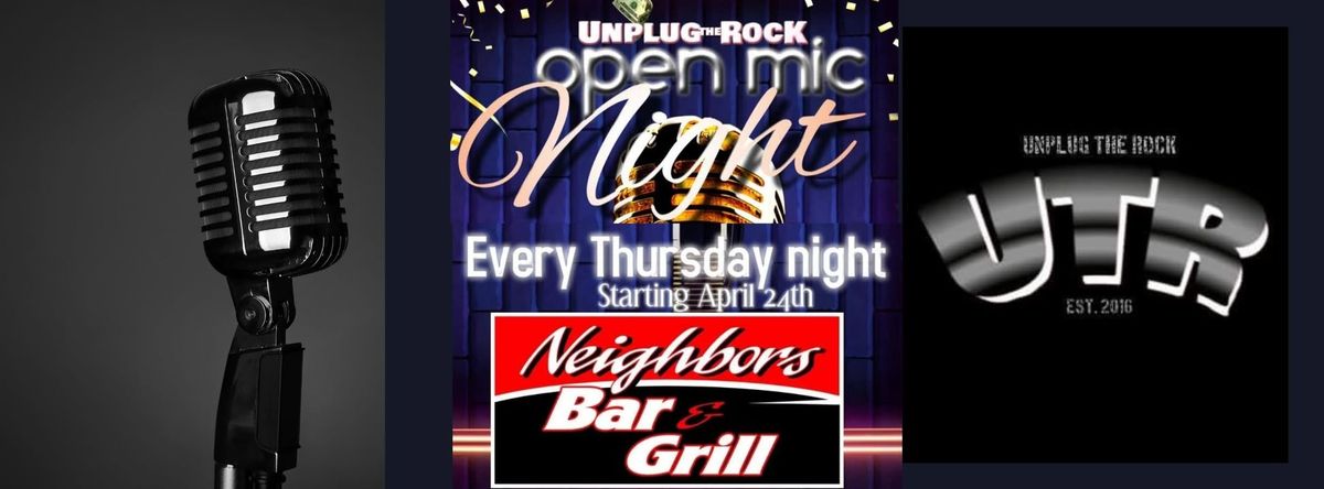 Unplug the Rock OPEN MIC NIGHT returns