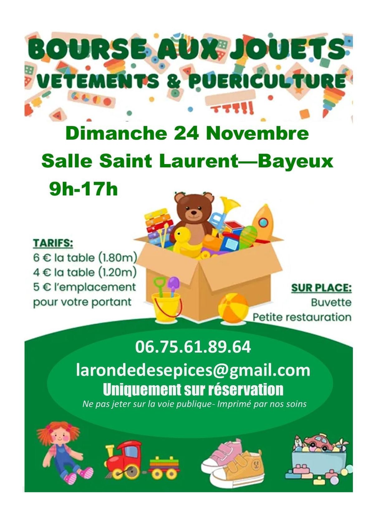 Bourse aux jouets \ud83e\uddf8 