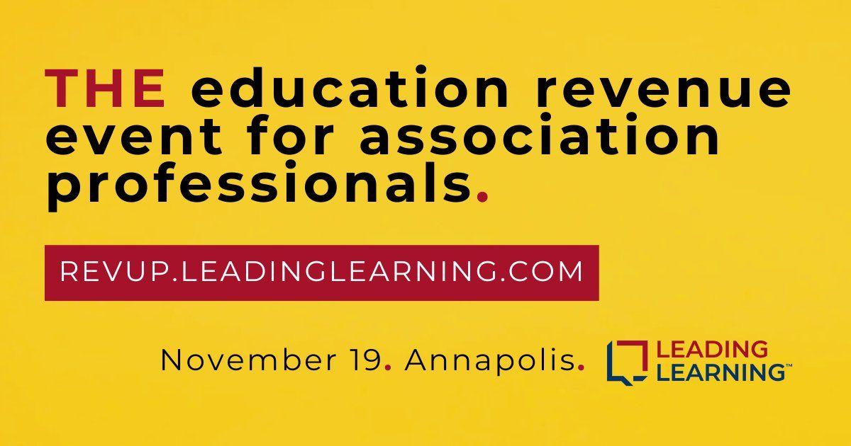 Leading Learning @ RevUP