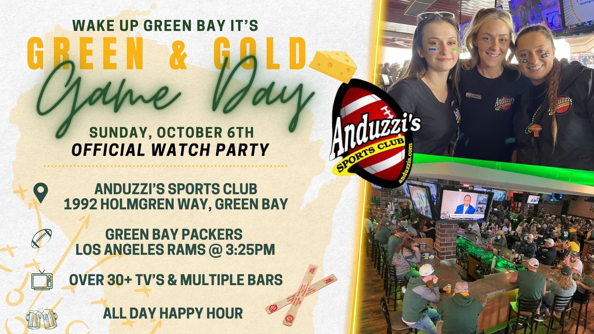 Official Watch Party: Green Bay Packers vs. Los Angeles Rams