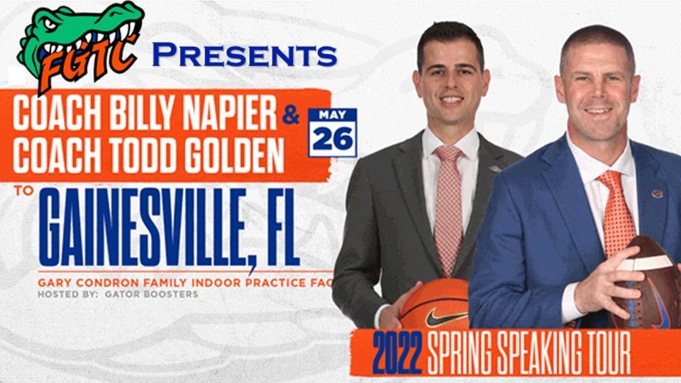 Coach Billy Napier and Coach Todd Golden Speaking Tour 2022, Gary