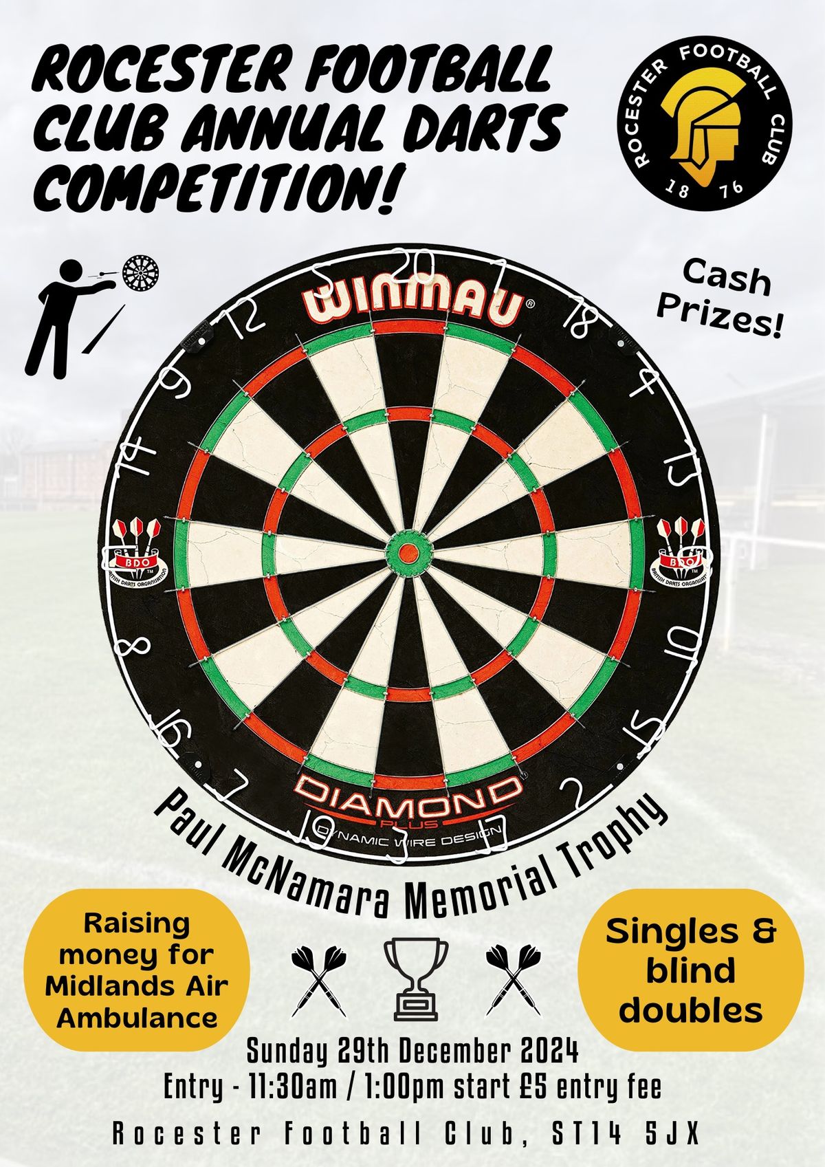 Rocester FC Darts Tournament