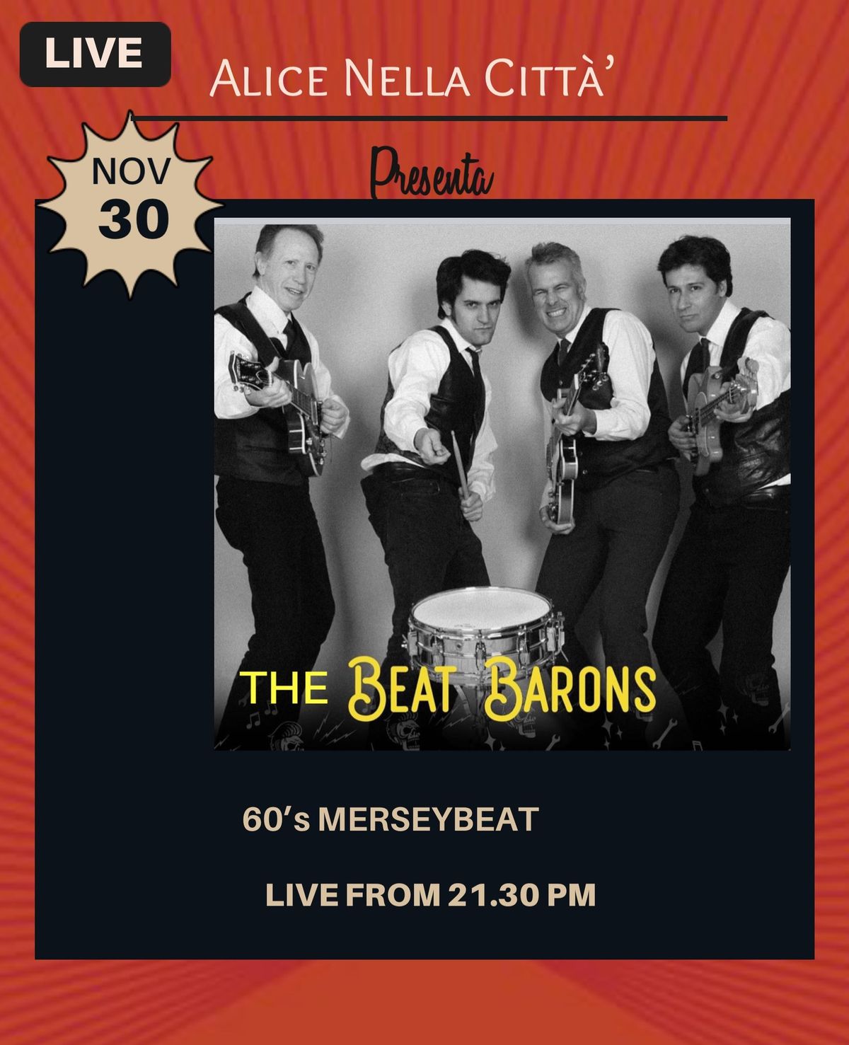 THE BEAT BARONS Live @ Alice Nella Citt\u00e0\u2019 