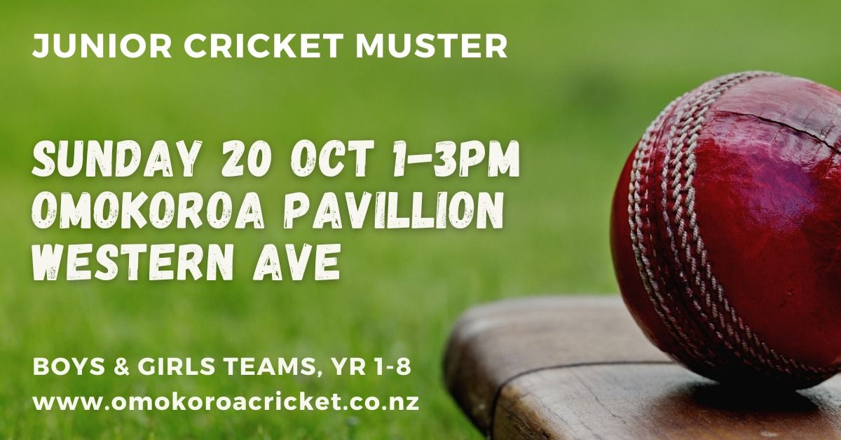 Junior Cricket Muster