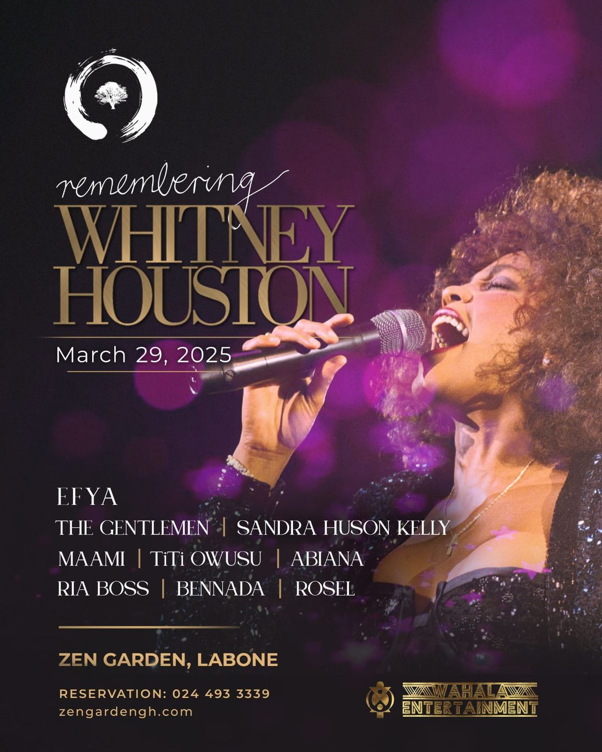 Remembering Whitney Houston - ft. Efya, The Gentlemen, Sandra Huson Kelly and more!