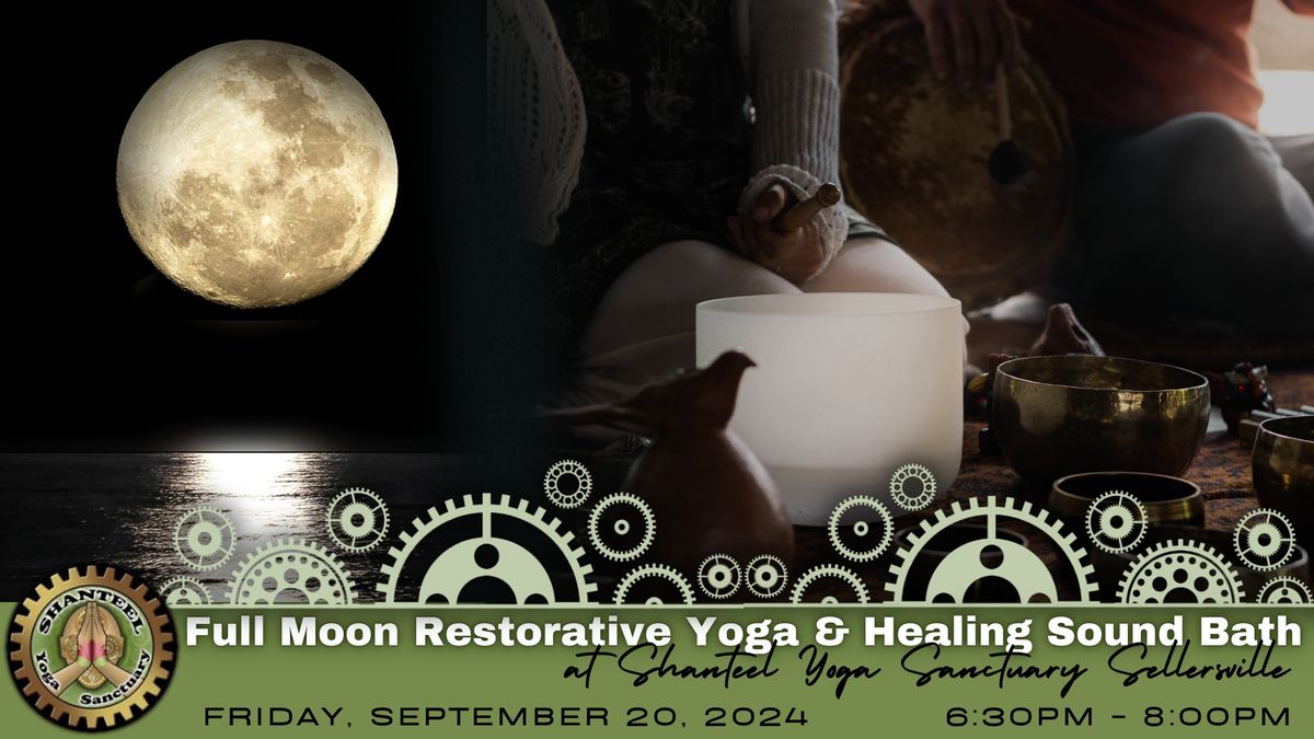 Full Moon Restorative Yoga & Healing Sound Bath