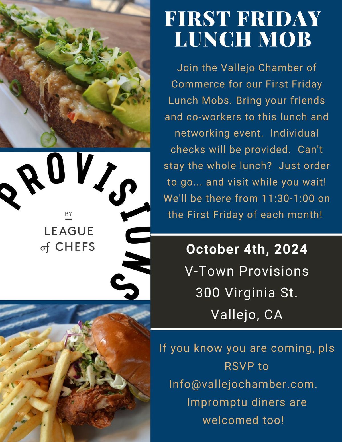 First Friday Lunch Mob @ V-Town Provisions